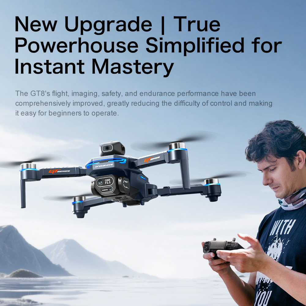Drone GT8 Original 8K Profesio - Drone Kit With Camera ulasan dan harga